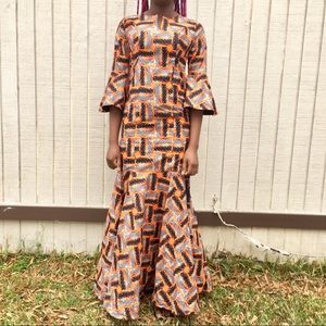 Beautiful Ankara gown, original African print